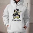 Bus Driver Life Messy Bun Back To School Bus Driver Graphic Youth Hoodie