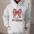Coquette 4th Grade First Day Of Back To School Girls Outfits Graphic Youth Hoodie Coquette 4th Grade First Day Of Back To School Girls Outfits Graphic Youth Hoodie