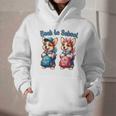 Corgi Dog Student To School Happy Back To School Graphic Youth Hoodie