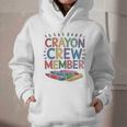 Crayon Crew Member Back To School Coloring Art Classes Graphic Youth Hoodie Crayon Crew Member Back To School Coloring Art Classes Graphic Youth Hoodie