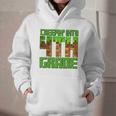 Creepin’ Into 4th Grade Kids Boy Gamer Pixel Back To School Performance Graphic Youth Hoodie