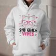 Cute 2nd Grade Vibes Cat Kitten Lover Back To School Girls Graphic Youth Hoodie Cute 2nd Grade Vibes Cat Kitten Lover Back To School Girls Graphic Youth Hoodie