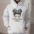 Fifth Grade Vibes Messy Hair Bun Girl Back To School 5th Graphic Youth Hoodie Fifth Grade Vibes Messy Hair Bun Girl Back To School 5th Graphic Youth Hoodie
