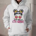 First Day Of 6th Grade Messy Hair Bun Girl Back To School Graphic Youth Hoodie First Day Of 6th Grade Messy Hair Bun Girl Back To School Graphic Youth Hoodie