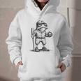 Frog Basketbal Men Women Grumpy Frog Playing Baseball Graphic Youth Hoodie Frog Basketbal Men Women Grumpy Frog Playing Baseball Graphic Youth Hoodie
