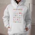 Groovy Cute ABC School Nurse Alphabet Back To School Women Graphic Youth Hoodie
