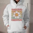 Groovy School Counselor Cute Daisy Flower Back To School Graphic Youth Hoodie Groovy School Counselor Cute Daisy Flower Back To School Graphic Youth Hoodie