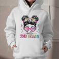 Hello 2nd Grade Messy Bun Back To School First Day Girl Kids Graphic Youth Hoodie Hello 2nd Grade Messy Bun Back To School First Day Girl Kids Graphic Youth Hoodie