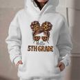 Hello 5th Grade Messy Hair Bun Girl Back To School First Day Graphic Youth Hoodie Hello 5th Grade Messy Hair Bun Girl Back To School First Day Graphic Youth Hoodie