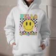 Hello Kindergarten Smile Face Back To School Girl Kid Graphic Youth Hoodie