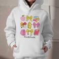 Hello Sixth 6th Grade Back To School Coquette Bow Girls Graphic Youth Hoodie