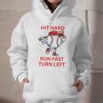 Hit Hard Run Fast Turn Left Baseball Player Premium Tri-Blend Graphic Youth Hoodie Hit Hard Run Fast Turn Left Baseball Player Premium Tri-Blend Graphic Youth Hoodie