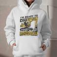 I'm Ready To Dig Kindergarten Back To School Excavator Graphic Youth Hoodie I'm Ready To Dig Kindergarten Back To School Excavator Graphic Youth Hoodie