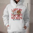 I Just Hit 100 Days Of School Baseball 100th Day Teacher Kid Graphic Youth Hoodie I Just Hit 100 Days Of School Baseball 100th Day Teacher Kid Graphic Youth Hoodie