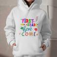 Kids Watch Out First Grade Here I Come 1st Grade Back To School Graphic Youth Hoodie