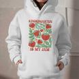 Kindergarten Is My Jam Boho Floral Strawberry Back To School Graphic Youth Hoodie Kindergarten Is My Jam Boho Floral Strawberry Back To School Graphic Youth Hoodie