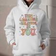 This Librarian Believes In You Groovy Back To School Graphic Youth Hoodie