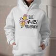 Lil Miss 4th Grade Coquette Bow Pencil Back To School Girls Graphic Youth Hoodie Lil Miss 4th Grade Coquette Bow Pencil Back To School Girls Graphic Youth Hoodie