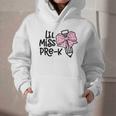 LiL Miss Pre-K Girls Coquette Bow Gingham Bow Back To School Graphic Youth Hoodie LiL Miss Pre-K Girls Coquette Bow Gingham Bow Back To School Graphic Youth Hoodie