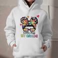 Little Miss First Grade Back To School 1st Grade Girls Graphic Youth Hoodie
