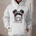Little Miss Pre-K Girls Back To School Messy Bun Performance Graphic Youth Hoodie Little Miss Pre-K Girls Back To School Messy Bun Performance Graphic Youth Hoodie