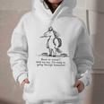Naive Horse Doodle Back To School Gallop Homework Art Graphic Youth Hoodie