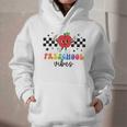 Preschool Vibes Retro Groovy Apple Back To School Graphic Youth Hoodie Preschool Vibes Retro Groovy Apple Back To School Graphic Youth Hoodie