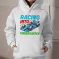 Racing Into Kindergarten Race Car Driver Back To School Performance Graphic Youth Hoodie Racing Into Kindergarten Race Car Driver Back To School Performance Graphic Youth Hoodie