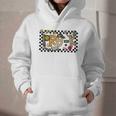 Retro Checkered Back To School Pre K Dude Cute Kid Preschool Graphic Youth Hoodie