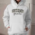 Retro Second Grade Camo Back To School Girls Boys 2nd Grade Graphic Youth Hoodie