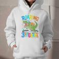 Roaring Into 3rd Grade Back To School Dinosaurus T-Rex Premium Tri-Blend Graphic Youth Hoodie