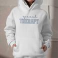 Speech Therapy Gingham SLP Therapist Summer Back To School Graphic Youth Hoodie
