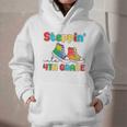 Steppin Into Fourth Grade Back To School First Day 4th Grade Graphic Youth Hoodie