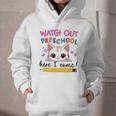 Watch Out Preschool Here I Come Girls Back To School Performance Graphic Youth Hoodie Watch Out Preschool Here I Come Girls Back To School Performance Graphic Youth Hoodie