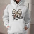 Wildcats Baseball Leopard Print Coquette Bow Mascot Game Day Graphic Youth Hoodie