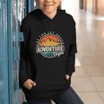 1st First Grade Shirt Adventure Begin Back To School Graphic Youth Hoodie