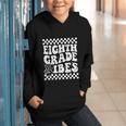 8th Eighth Grade Vibes 1st Back To School Checkerboard Crew Graphic Youth Hoodie 8th Eighth Grade Vibes 1st Back To School Checkerboard Crew Graphic Youth Hoodie
