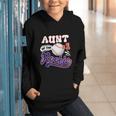 Aunt Rookie Of Year 1st Birthday Baseball Theme Matching Graphic Youth Hoodie