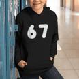 Back To School 67 Notebook Number For Class Year Graphic Youth Hoodie