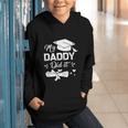 Back To School My Daddy Did It Graduation Proud Dad Graduated Small Graphic Youth Hoodie