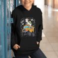 Back To School Goat School Bus 100 Days Of School Graphic Youth Hoodie Back To School Goat School Bus 100 Days Of School Graphic Youth Hoodie