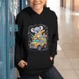 Back To School Koala School Bus 100 Days Of School Graphic Youth Hoodie