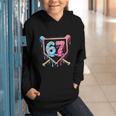 Baseball 67 Ice Cream Drip Six Seven Meme Boy Girl Kid Graphic Youth Hoodie