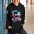 Baseball Or Bows Big Brother Loves You Gender Pink Or Blue Graphic Youth Hoodie Baseball Or Bows Big Brother Loves You Gender Pink Or Blue Graphic Youth Hoodie