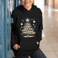 Baseball Christmas Tree Lights Graphic Youth Hoodie Baseball Christmas Tree Lights Graphic Youth Hoodie