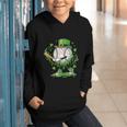 Baseball Drip For Boys Ice Cream Drip Youth St Patricks Day Graphic Youth Hoodie