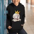 Baseball Drip Ice Cream Crown Melt Graphic Graphic Youth Hoodie