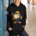 Baseball Ice Cream Drip Youth Back To School Baseball Stuff Graphic Youth Hoodie
