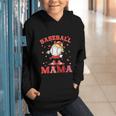Baseball Mama Sports Mom Baseball Valentine Drip Girls Women Graphic Youth Hoodie