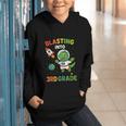 Blasting Into 3rd Grade Dinosaur Astronaut Back To School Graphic Youth Hoodie